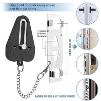 Safety Door Lock Door Blocker Portable Ho Door Lock Anti-Theft Lock Travel Lock Child Door Lock Furniture Door Hardware