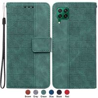 HuaweiP40 lite Case on for Huawei P40 lite Huaweip40lite JNY-L21 Case Magnetic Geometric Textile Pattern Wallet Flip Cover Etui