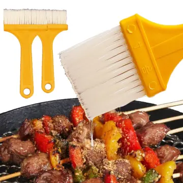 2Pcs Heat Resistant Basting Brush Silicone Food Brushes Practical