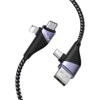 สายชาร์จ Raycue Multifunctional 4-In-1 สายยูเอสบี Cable usb charger