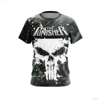 The Punisher (สต็อกเพียงพอ) New Look Unisex 3D T-Shirt Sizeคุณภาพสูง size:S-5XL