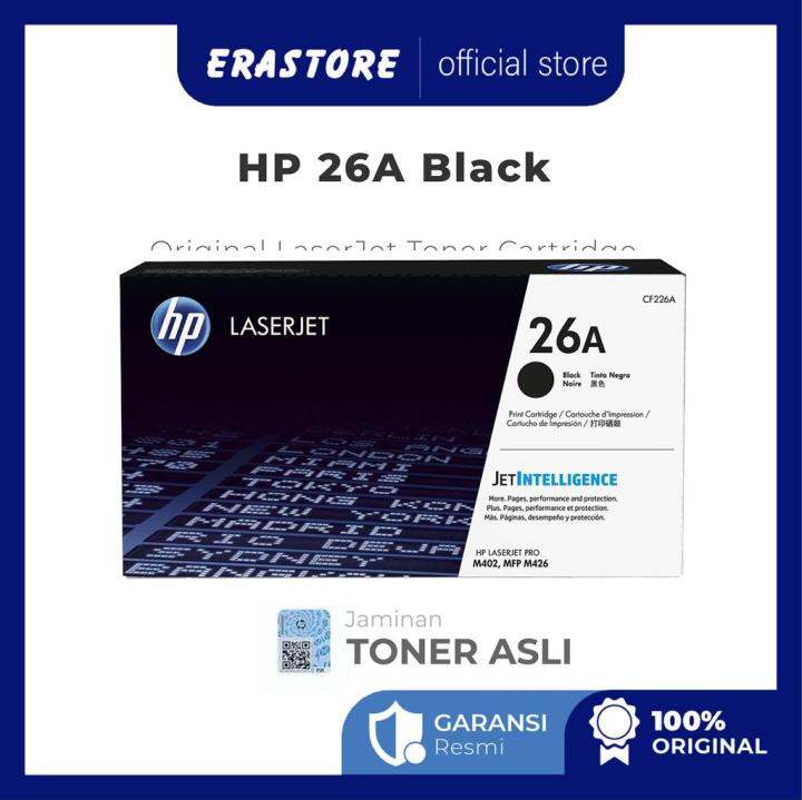 HP 26A Black Original LaserJet Toner Cartridge (CF226A) | Lazada Indonesia