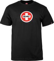 Bones Bearings Swiss Circle Logo Black T-Shirt