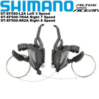 SHIMANO ST-EF505 ACERA 3X8 ALTUS 3X7 Speed EZ FIRE PLUS Shifter คันโยกและคันเบรคจักรยานเสือภูเขา MTB Shifter