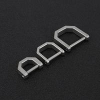 S/M/L Titanium Alloy D Shape Horseshoe Buckle Multi Mini Keyring Car Buckle Outdoor EDC Tool Detachable