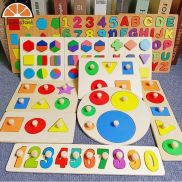 HS Geometric panel intellectual puzzle jigsaw puzzle circular shape