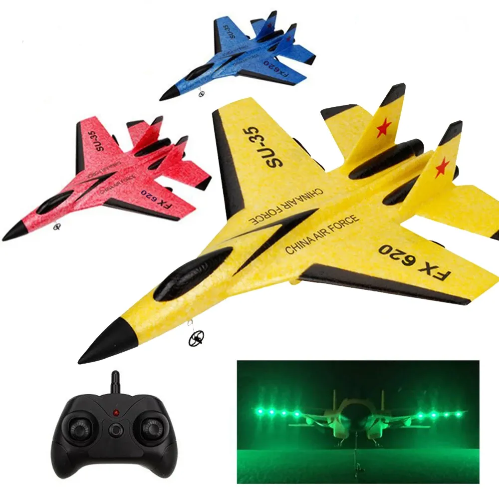 2.4G Rc Plane Toy Plane Rc Airplane Remote Control Airplane Remote Control Fighter Jet Launcher Airplane Kids Toys Birthday Gift | 