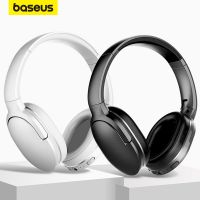 Baseus D02 Pro หูฟังเล่นเกมหูฟังบลูทูธหูฟังไร้สาย5.3หูฟังพับได้หูฟังเล่นกีฬาสวมหู J15หูฟังบลูทูธ