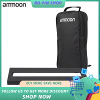 ammoon DB-1 Mini Aluminum Alloy Guitar Pedal Board with Carrying Bag Tapes