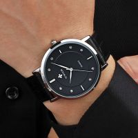 WWOOR 2022 Men Watch Top Brand Classic Luxury Leather Band Quartz Minimalist Sports Fashion Waterproof Wristwatches Reloj Hombre