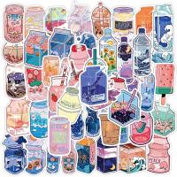 10/30/50PCS Japan Dink Sticker Aesthetic Sketchbook for Kids Childrens PVC Decoration Scrapbooking School Stationery Supplies Stickers