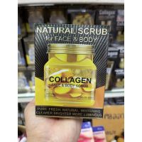 ▶️Natural Scrub for Face &amp; Body Collagen 500ml. [คุณค่า ที่ควรซื้อ]