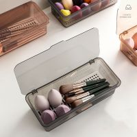 【YD】 Transparent Makeup Storage Dustproof Egg with Cover Desktop