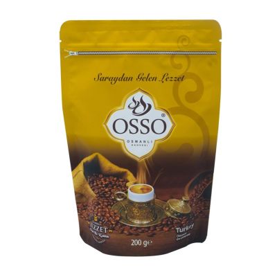 Turkish Foods🔹 กาแฟตุรกี(Turkish coffee) Osso Osmanlı Kahvesi ขนาด 200 gr. สูตรพิเศษผสมนม รสชาตินุ่มนวลกลมกล่อม (สินค้าพร้อมส่ง)