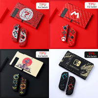 เคสสำหรับ Nintendo Switch เกมคอนโซล NS Joy Con Controller Shell Soft TPU ฝาครอบป้องกันอุปกรณ์เสริม