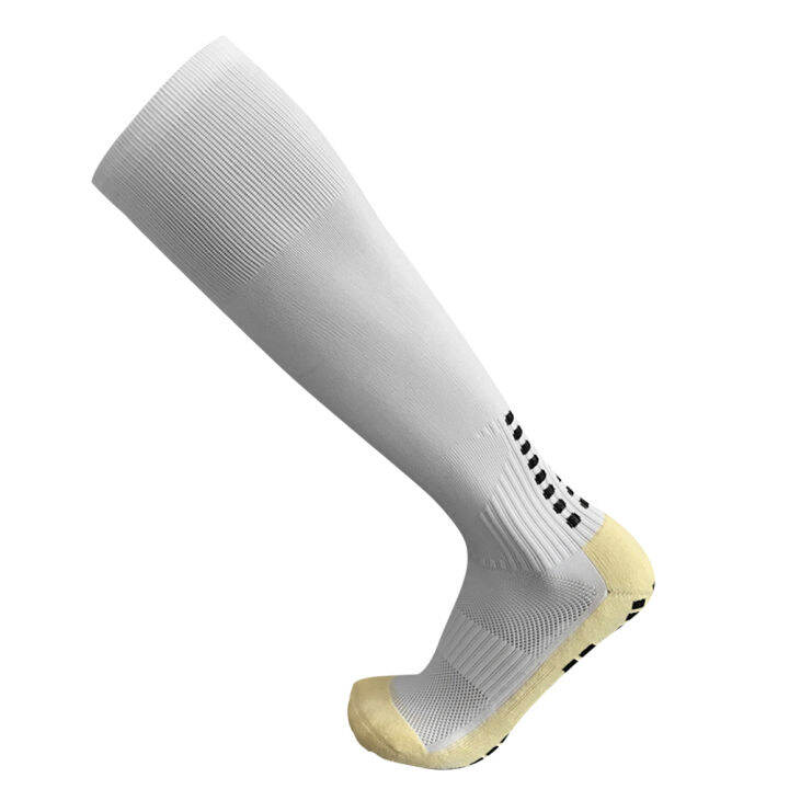 2pcs-football-socks-knee-high-non-slip-soccer-basketball-hockey-sports-grip-socks-thickened-rubber-pad-anti-slip-soccer-socks