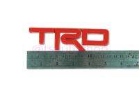 Logo TRD โลโก้ ทีอาร์ดี สีแดง Red Size : 14 CM. (ตามรูป)