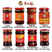 Tổng hợp các loại ớt chưng dầu Laoganma