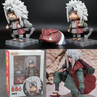 Naruto SHFiguarts Shippuden Jiraiya BJD Action Figure 886 Jiraiya กับ Gama Bunta อะนิเมะข้อต่อเคลื่อนย้ายได้ PVC ของเล่น