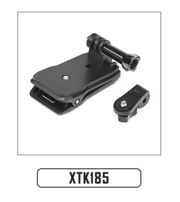 คลิปหมวกเป้หมุนได้360องศาสำหรับขายึดกล้องโกโปร Hero 8 7 6 5 Black Xiaomi Yi 4K Sjcam Eken H9 Go Pro 7อุปกรณ์เสริม