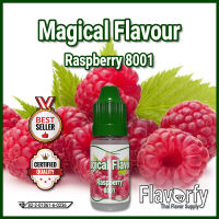 Magical Flavour Raspberry 8001 - กลิ่นราสเบอร์รี่ 8001 - กลิ่นผสมอาหาร - ผ่านการรับรองจาก อย. ประเทศไทย บรรจุและขายโดย Flavorfy กลิ่นผสมอาหารอเนกประสงค์ เหมาะสำหรับ ลูกอม, กัมมี่, น้ำผลไม้, เบเกอรี่, ไอศครีม, ของเหลวอื่่นๆ