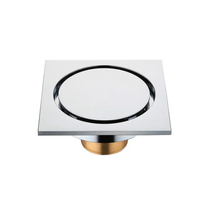 Bathroom Accessories Floor Drains Solid Brass Black Shower Drain Cover