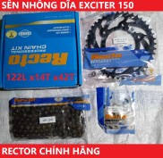 Sên nhông dĩa cho xe EXCITER 150 428-122L x 14T x 42T , sên màu đen, hiệu