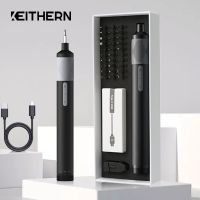 KEITHERN Cordless Electric Screwdriver Set 0.5-3.5N.m Torque Rechargeable Wireless Screw Driver Kits Household Repair Powe Tools