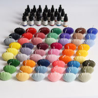 10ML Morandi สีถั่วเหลืองขี้ผึ้งดอกไม้สีย้อมเรซิ่น Pigment Liquid เข้มข้นสีสำหรับ DIY เทียนทำสบู่สี pigment-GSDDA