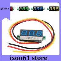 ixoo61 store 0.28 Inch Ultra Small Digital DC Digital Display Adjustable Three Line DC 0-100V Battery Voltmeter 2-Line 3-Line Universal