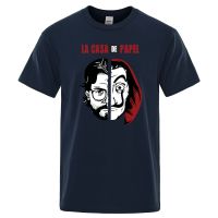 2022 Mens T Shirt Tv Show La Casa De Papel T Shirts Cotton Tshirt Men Tee Gildan