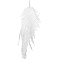 Modern Fiber Optic Cable Wing Feather Lamp Dining Room Clothing Store Living Room Balcony Aisle Bedroom Bedside Chandelier home