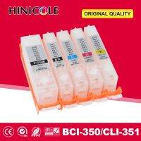 Hinicole Mg5430ตลับหมึกเติมได้ Pixus 5530 Mg5630 6330 6530 Mg6730เครื่องพิมพ์กระสวยหมึกสำหรับแคนนอน Bci 350 Cli 351