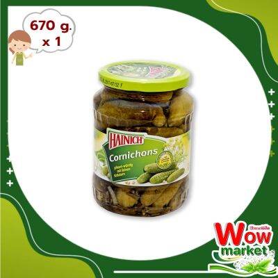 Hainich Cornichons 670 g : ไฮนิช แตงกวา 670 กรัม