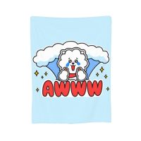 2023 in stock   BTS   Micro Fleece Blanket Flannel Ultra-Soft Warmth Throw Blanket for Sofa Bed in Home，Contact the seller to customize the pattern for free