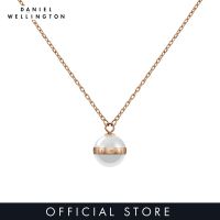 Daniel Wellington Aspiration Necklace Rose gold White - Necklace for women and men - Jewelry collection - Unisex สร้อยคอ