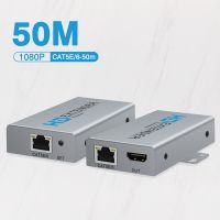 สายอะแดปเตอร์ HDTV เครื่องรับส่งสัญญาณตัวต่อขยาย HDMI เครือข่าย CAT5E RJ45/6/7สาย HDMI พร้อม2 USB ออกสำหรับ PC DVD