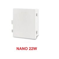 Nano ตู้พลาสติกกันน้ำ รุ่น nano22W (ขนาด 18.6*23.7*12.5 CM) ตู้พลาสติก กันฝน กันฝุ่น ตู้ พักสายไฟ ตู้เบรกเกอร์