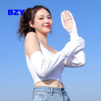 BZY Handsocks Ice Silk ครีมกันแดดสำหรับทุกเพศ,ถุงเท้ามือป้องกันรังสีอัลตราไวโอเลตระบายอากาศได้ดี