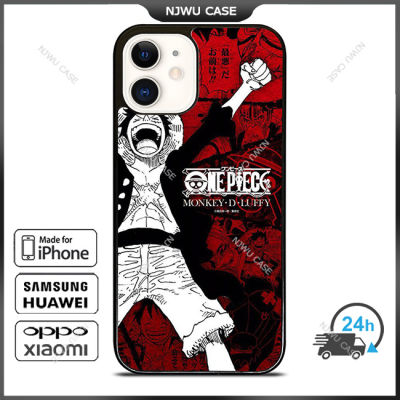 1Piece Monkey D Luffy Phone Case for iPhone 14 Pro Max / iPhone 13 Pro Max / iPhone 12 Pro Max / XS Max / Samsung Galaxy Note 10 Plus / S22 Ultra / S21 Plus Anti-fall Protective Case Cover