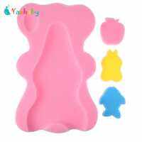 Yaababy Baby Bath Holder Mesh Pocket Bed Infant Anti-slip Shower Sponge Cushion