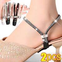 2pcs Women Shoelaces Free Triangle Bundle High Heels Adjustable Shoe Belt Ankle Holding Loose Anti-skid Bundle Laces Tie Straps