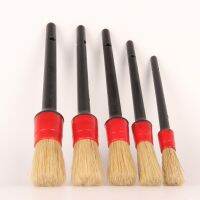 【Worth-Buy】 Ebrahim Auto 5PCS Multifunction Er Brush Set แปรงรายละเอียดผมหมูป่าธรรมชาติ Auto Detailing Brush For Car 2020 Product