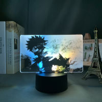 Colorful Anime Two Tone Lamp My Hero Academia Dabi for Kid Bedroom Decor Birthday Gift Manga My Hero Academia Two Tone Led Light