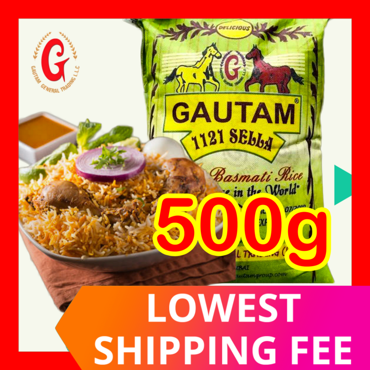 500g Gautam BASMATI RICE FOR BIRYANI 1121 Long Grain Rice Indian