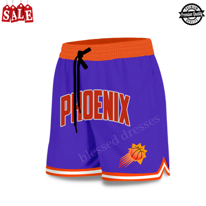 Phoenix Suns high quality men's basketball jersey shorts