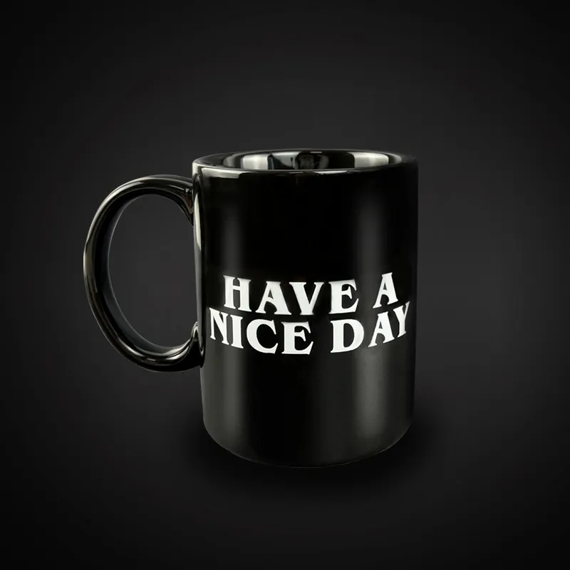 Creative Nice Day Coffee Mug Middle Finger