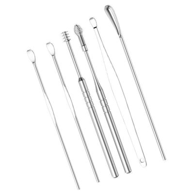 6pcs Ear Pick Earwax Removal Kit Safely and Gently Cleaning Ear Canal Ear Picks for Ear Cleaning at Home