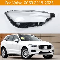 ฝาครอบเลนส์ไฟหน้ากระจกโปร่งแสงด้านหน้าสำหรับรถ Volvo XC60 2018 2019 2020 2021อุปกรณ์เสริมโป๊ะ2022