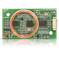 Modul tanpa wayar RFID kekerapan Dual 5V baca tulis UART ISO14443A 13.56MHz 125KHz 50mA untuk kad ICID